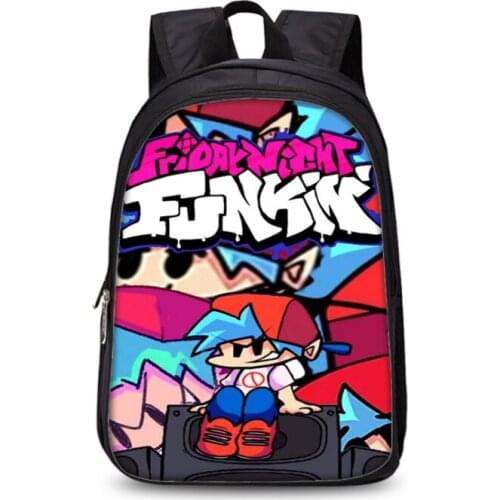Friday Night Funkin Games School Backpack for 3-9 Years Old Boys Girls Children School Bags Kids Primary Backpack