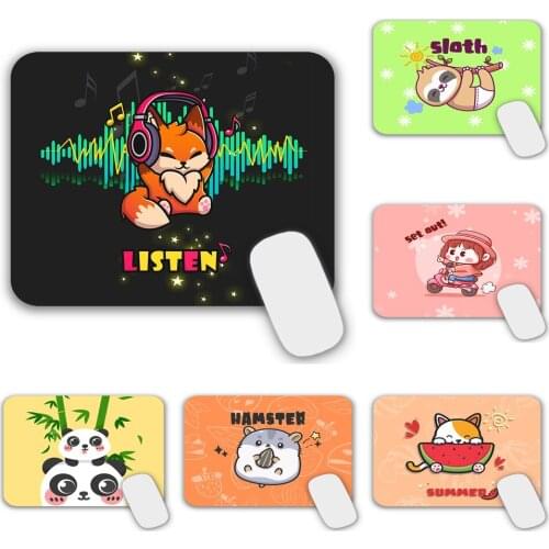 Rubber mouse pad gaming speed version laptop mouse pad decorate your desk 18*22cm mouse pad