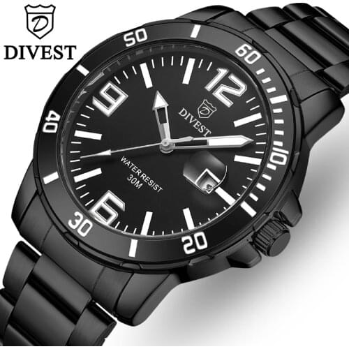 Luxury Brand Men New Watch NORTH Fashio Casual Sport Stainless Steel Quartz Watch Business Waterproof Watches Relogio Masculino