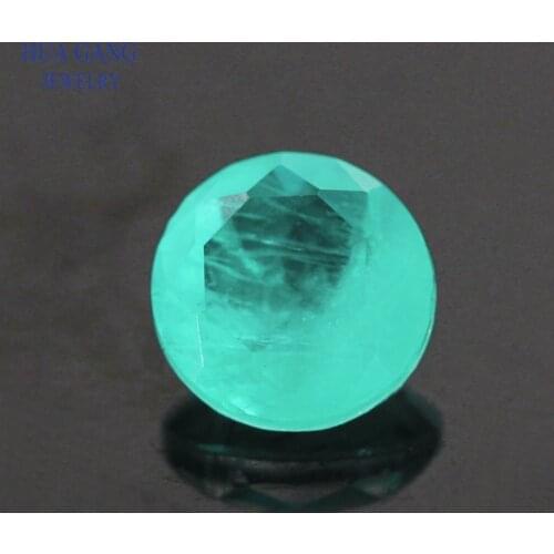 Synthetic Paraiba Stone Round Shape Spliced Crystal&Glass Gems For Jewelry Making 5mm~12.0mm Free Shipping