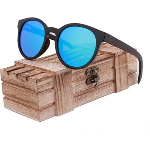 Natural Bamboo Wooden Sunglasses Women Polarized Men Driving Car Uv400 Vantage Males' Glasses