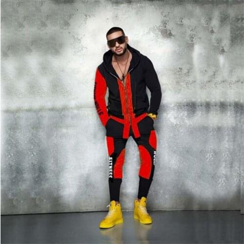 Running Sports Tracksuits Men Sportswear Suit Sweatshirt Sweatpants Male Gym Fitness Training Hoodie Pants Sets Jogging Clothing