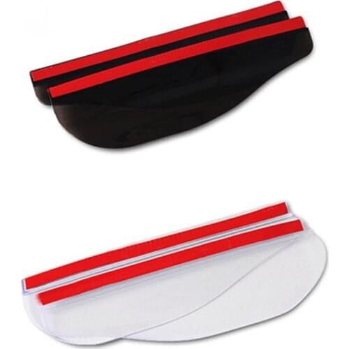 Universal Rear View Side Mirror Rain Eyebrow Board Shade Shield Visor for Car