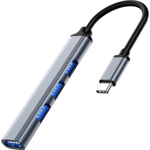 USB C HUB USB 3.0 HUB Type C 4 Port Multi Splitter Adapter OTG for Macbook Pro 13 15 Air Mi Pro HUAWEI Computer Accessories