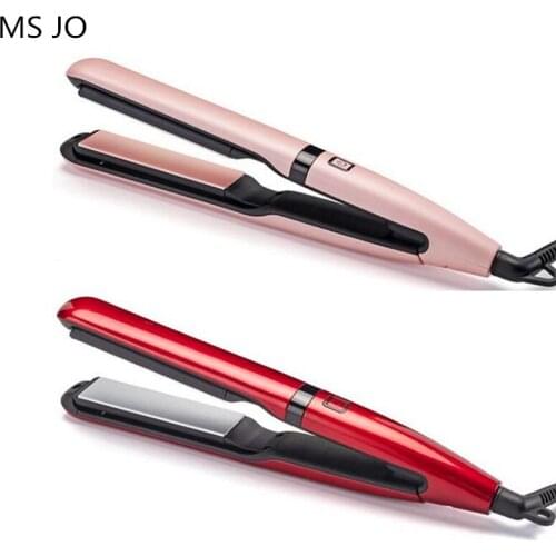 2 in1 Hair Straightener Professional curling iron PTC Hair Styling Iron Fast Heating Flat Iron with LCD Screen
