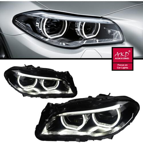 Car Styling for BMW F10 F11 F18 528i 530i 535i M5 DTM Head lamp LED Headlight LED Dual Projector Headlights