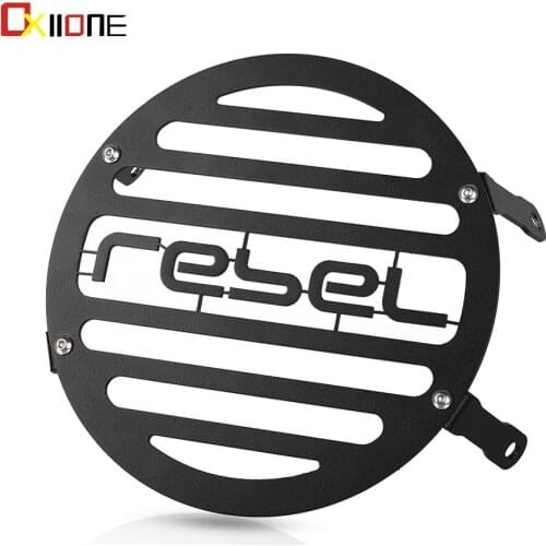 For Honda Rebel 500 300 CMX CM 300 500 Headlight Protector Grille Guard Cover Grill Rebel500 Rebel300 CMX500 CMX300 2020 2021