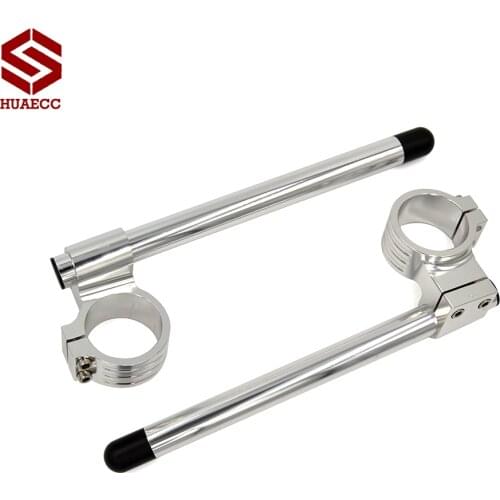 Pair Motorcycle Handlebar Rised Riser 33 35 37 41 43 45 46 48 50 51 53 54 mm Clipon Clip On Clip-ons Fork Handle Bar Clamp