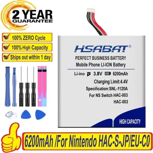 100% Original HSABAT 5350mAh HAC-003 Battery For Nintendo HAC-S-JP/EU-C0, Switch HAC-001