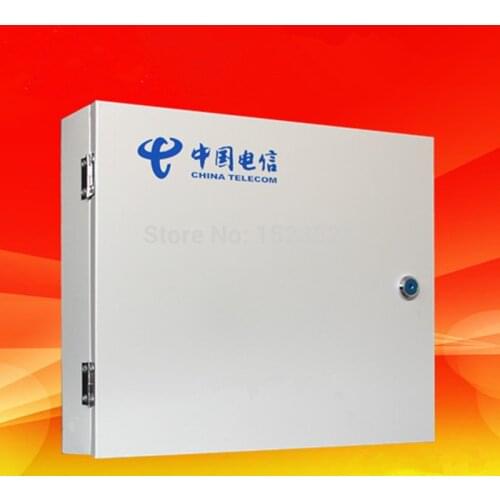 12 Cores Galvanized Steel Indoor Outdoor Termination Box Fiber Optic FTTH Box Terminal Box Fiber Optic Distribution Box