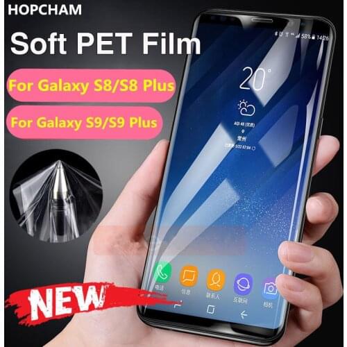 3D Curved Soft Protective Film For Samsung Galaxy S9 S8 S8Plus Screen Protector Film For Samsung S7 S6 Edge S8 ( Not Glass )