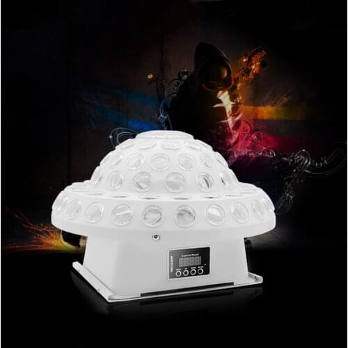 6 colors LED spot beam light Red Green laser light DJ Magic ball light Woderfull patterns rotating effects stage lighting