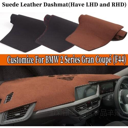 Accessories Suede Leather Dashmat Dashboard Cover Pad Dash Mat Carpet Car-styling For BMW 2 Series Gran Coupe F44 2I8I 220I 228I
