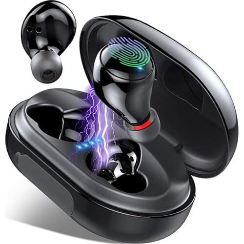 Wireless Bluetooth Headset 5.0 Headphones Sport Mini Earbuds Earphone Wireless stereo IPX7 With 3500mah charging case power bank