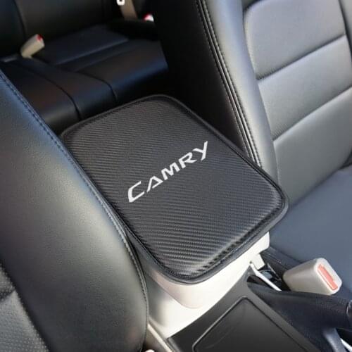 Car Armrest Pad Covers Auto Seat Armrests Storage Protection Cushion for Toyota camry accessories car styling