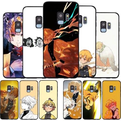 Demon Slayer Agatsuma Zenitsu Soft phone Case For Samsung S20 S10 S9 S8 S7 edge Plus Lite For Note 8 9 10 A6 A7 A8 A9 Cover