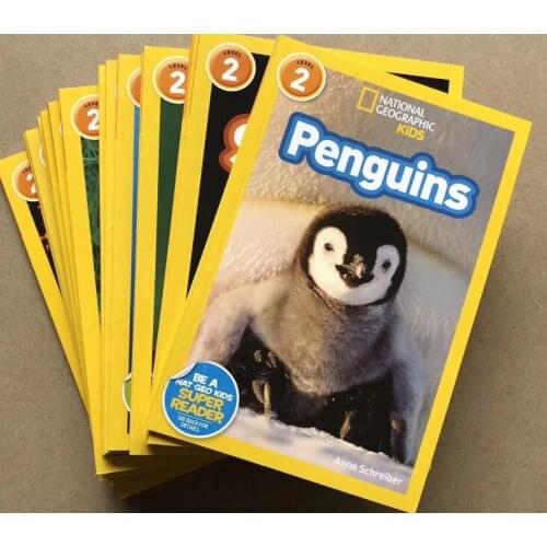 5-12 year Childrens English story book National Geographic Kids english picture help child be reader early education 92pc/set