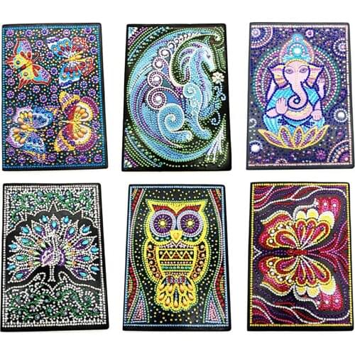 EverShine 5D Diamond Painting Notebook Animals DIY Special Shape Cross Stitch Diamond Embroidery Mosaic Butterfly Gift