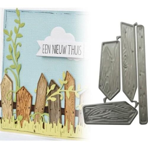 1PCS Fence Metal Cutting Dies Stencil Scrapbooking DIY Album Stamp Paper Card Embossing Decor Craft New Dies for DIY