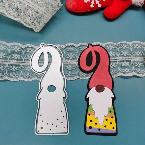 Santa Claus Metal Cutting Dies New Christmas for Scrapbooking DIY Album Embossing Folder Paper Card Maker Template Stencils