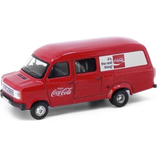 Tiny 1:76 Ford 1980s Red Van Diecast Model Car