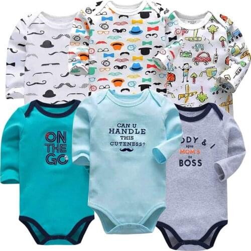 Fashion Baby Bodysuits Boys Girls Clothing Cotton Newborn Long Sleeve Soft Baby Pajamas Infant Jumpsuit 3 6 9 24 m Babys Sets