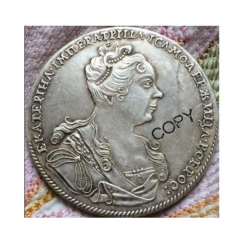 Wholesale 1727 russian coins 1 Rouble copy 100% coper manufacturing old coins