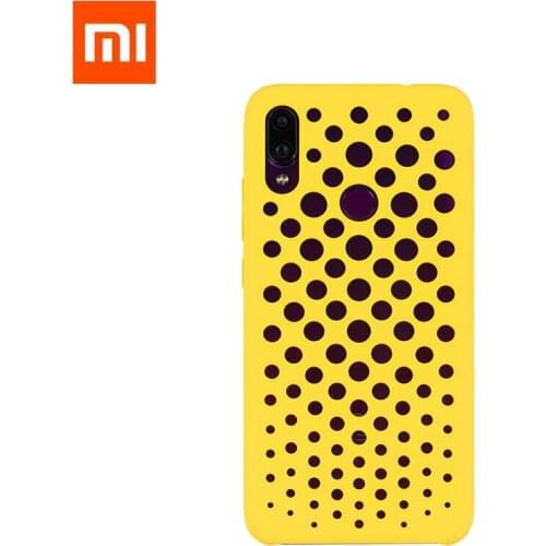 Original Xiaomi Redmi Note 7 Case Redmi Note7 Cases Fashion Back Heat dissipation breath Hole Cover Gradient Xiomi Redmi Note 7