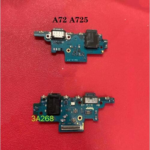 For Samsung Galaxy A72 A725 Original USB Charger Charging Port Ribbon Flex Cable USB Dock Connector Board