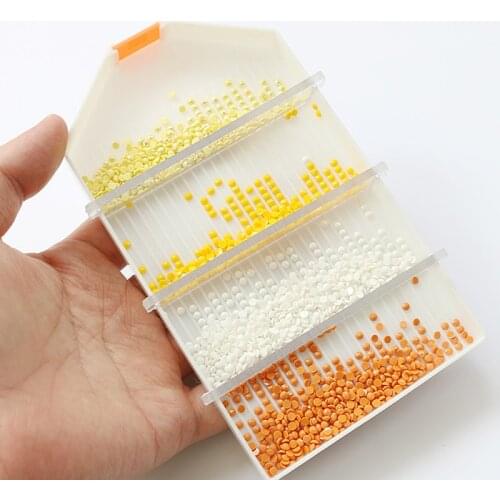 DIY Handmade Craft Diamond Painting Tools Accessories Cross Stitch Point Drill Storage Tray Decoration