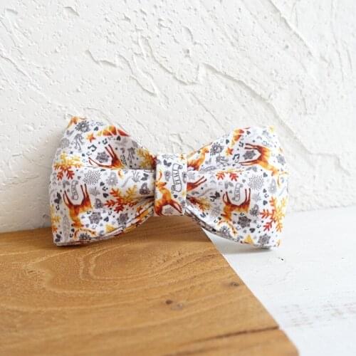 Christmas Cartoon Dog Bowtie Pet Collar Accessory Puppy Cat Pet Supplies Grooming Tools Dogs Dismountable Ornamental Bow Tie