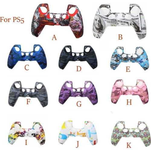 Silicone Case Cover For PS5 Controller Gamepad Protective Cover For Playstation 5 Handle Joystick Protector Game Accessories