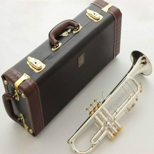 Bach trumpet lt197s-99 silver plated B-flat trumpet professional performance students grade examination