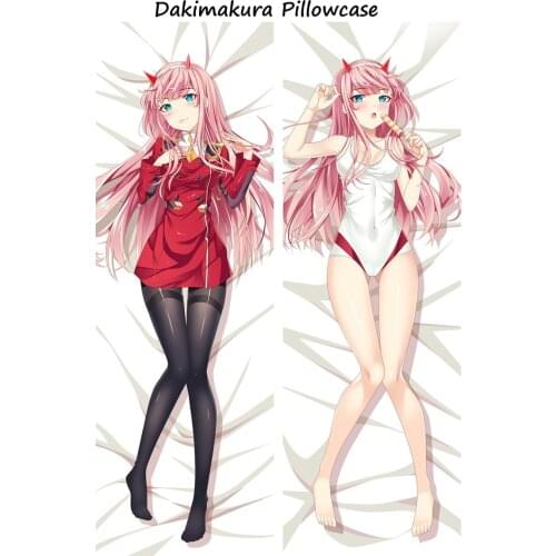 Japanese Anime Game Dakimakura DARLING In The FRANXX Pillowcase Kawaii Loli Girl Hugging Body Pillow cover Otaku Pilow Sexy 18