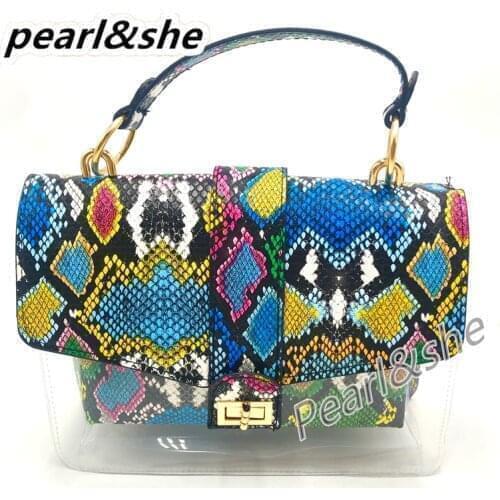 Shoes HandBags 2021 Brand New Leisure Vacation Multi Snake Flat Sandal Summer Women Shoes Flip Flops Slippers