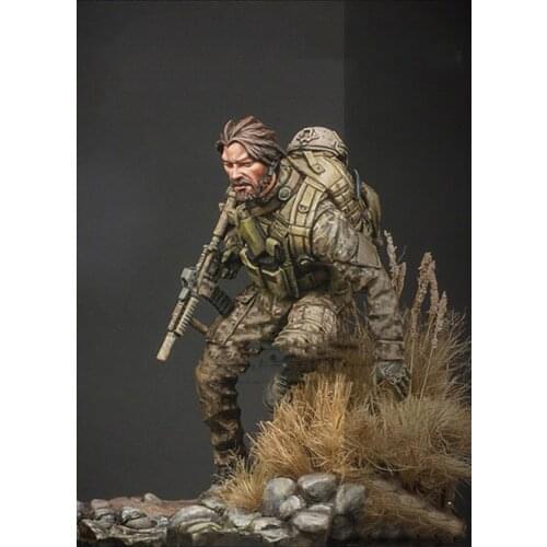 1/24 75MM modern Commander Reaper 75MM Resin Model Miniature gk Unassembly Unpainted