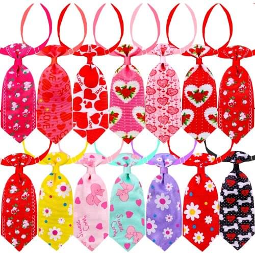 100pcs Dog Tie Spring Dog Supplies Puppy Accessories Small Dog Cat Neckties Ties Fashion Dog Accessories For Small Dogs Luxury