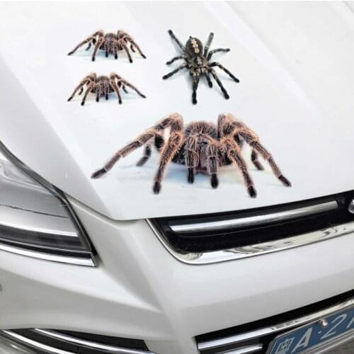 3D Car Sticker Simulation Spider lizard Scorpions Animals Decal Stickers DIY Car Bumper Styling Stickers Motorcycle Accessories