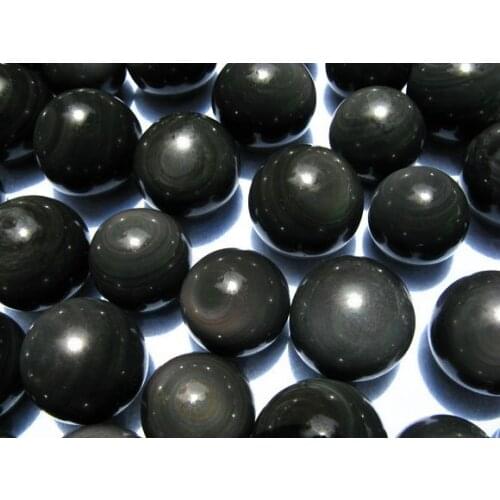 56 natural rainbow eye obsidian quartz crystal ball sphere