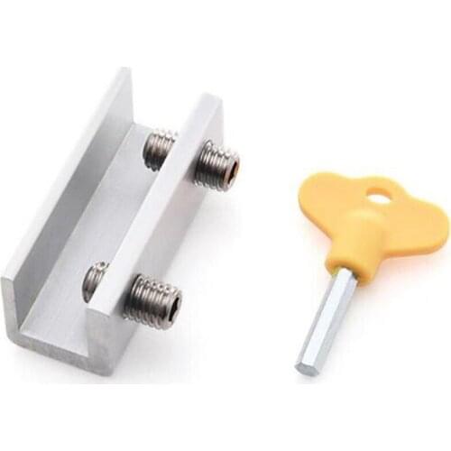 Aluminum Alloy Child Safety Lock Door And Window Stopper Protection Security Sliding Window Locks For Kids Safe Locks Stopper