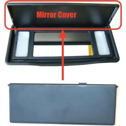 ROLLSROVER Car Vanity Mirror Cover For Range Rover Sport Discovery 4 Evoque OEM LR063682 Black