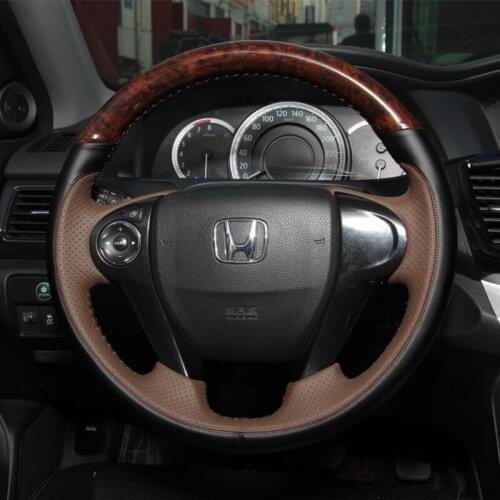 For Honda Avancier URV Civic Accord XRV Crider Vezel FIT DIY leather interior modification special steering wheel cover