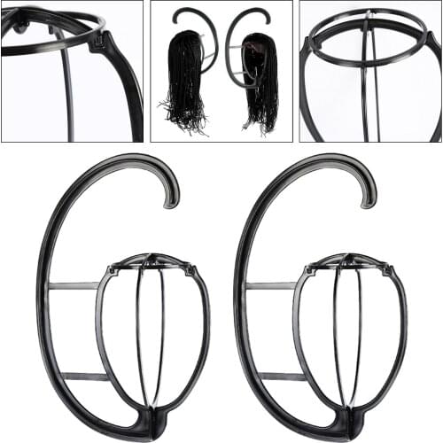 2Pc Wig Stand Holder Travel Hairpieces Display Tool Stable Collapsible Wig Dryer