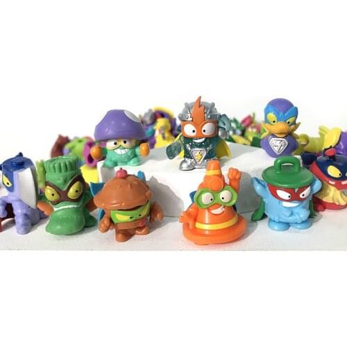 10-50pcs Superzings Superthings Action Figures 3CM Super Zings Playing Garbage Mini Doll Collection Toys Model Defective