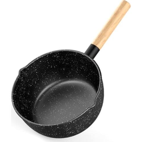 Japanese-style snow pan small pot household gas stove cooking noodle soup instant noodle pot hot milk pot non-stick flower pot