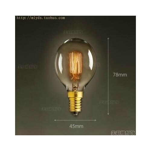 2pcs 40W 220V Lampadas Edison Bulb Bombilla Edison Lamp E14 Vintage Bulb Light Retro Lamp Ampoules Decoratives Lampara