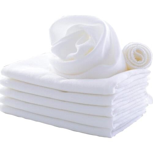 Baby gauze diaper all cotton white muslin nappy diaper cloth 40*75cm