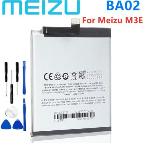 NEW Original MEIZU BA02 Battery For MEIZU M3E/A680Q Series Mobile Phone + Gift Tools