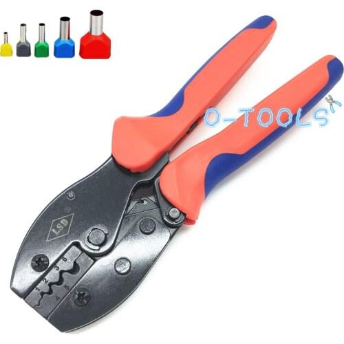 Crimping pliers crimper for twin wire end ferrules 1-6mm² LY-04WF twin cable sleeves crimping hand tools 17-10AWG