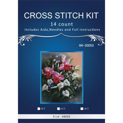 ONEROOM Needlework,Embroidery,DIY Floral Painting,Cross stitch,kits,14ct Humming birds Cross-stitch,Sets For Embroidery